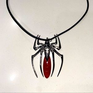 Spider Blade Pendant Necklace